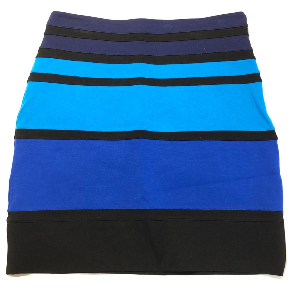 Color Block Hi-Waisted Pencil Skirt (Size 8)